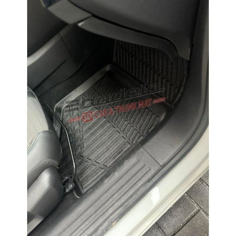 Peugeot 2008 P24 2019-2026 Siyah 3D Kauçuk Kokusuz Oto Paspas Tam Uyumlu Tam Koruma