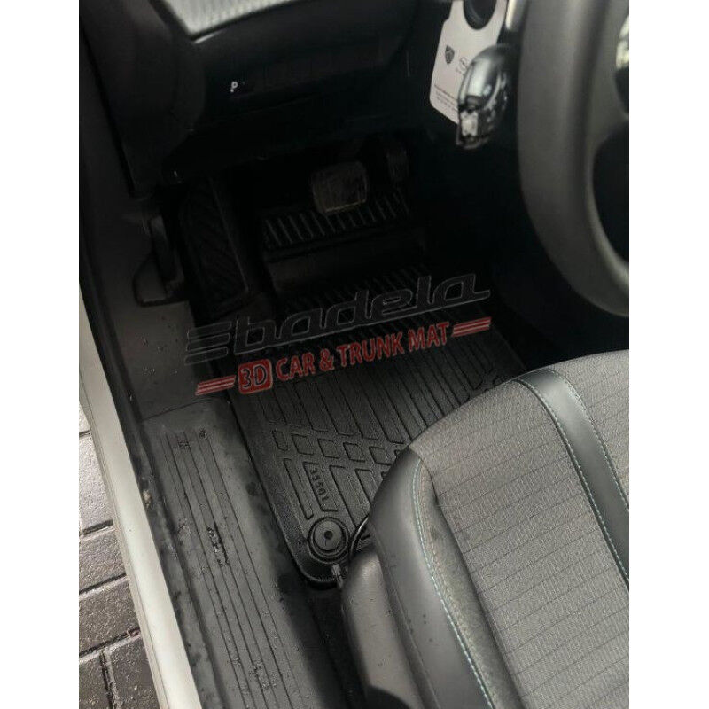 Peugeot 2008 P24 2019-2026 Siyah 3D Kauçuk Kokusuz Oto Paspas Tam Uyumlu Tam Koruma