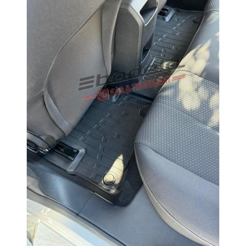 Peugeot 308 P5 Hatchback 2022-2026 Siyah 3D Kauçuk Kokusuz Oto Paspas Tam Uyumlu Tam Koruma