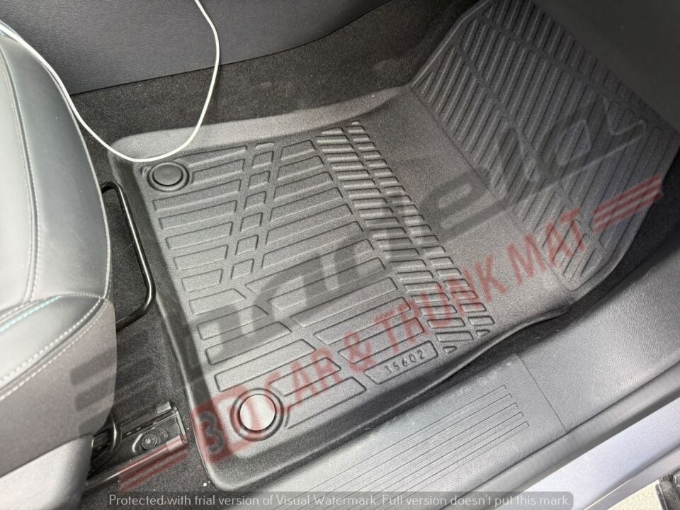 Peugeot 408 P54 Fastback 2023-2026 Siyah 3D Kauçuk Kokusuz Oto Paspas Tam Uyumlu Tam Koruma