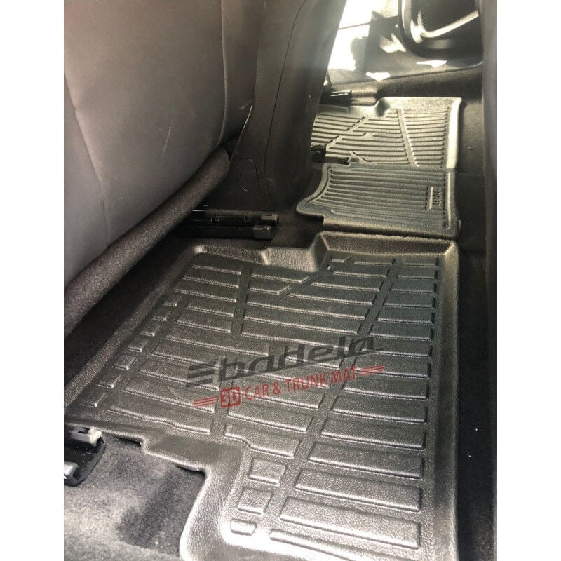 Peugeot E-2008 P24 Elektrikli 2022-2026 Siyah 3D Kauçuk Kokusuz Oto Paspas Tam Uyumlu Tam Koruma