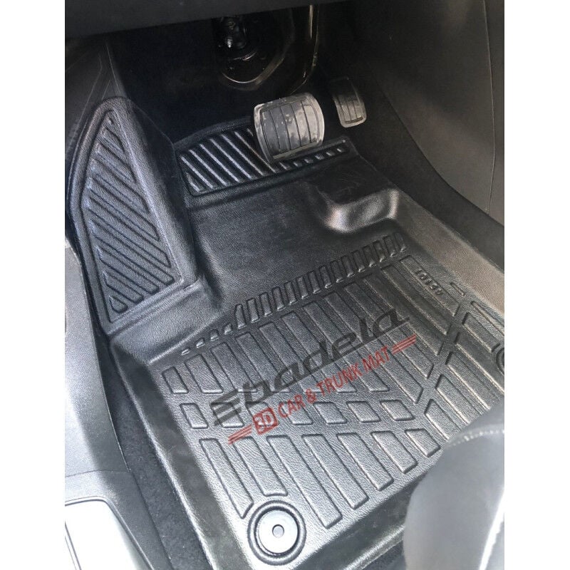 Peugeot 3008 P84 2016-2024 Siyah 3D Kauçuk Kokusuz Oto Paspas Tam Uyumlu Tam Koruma