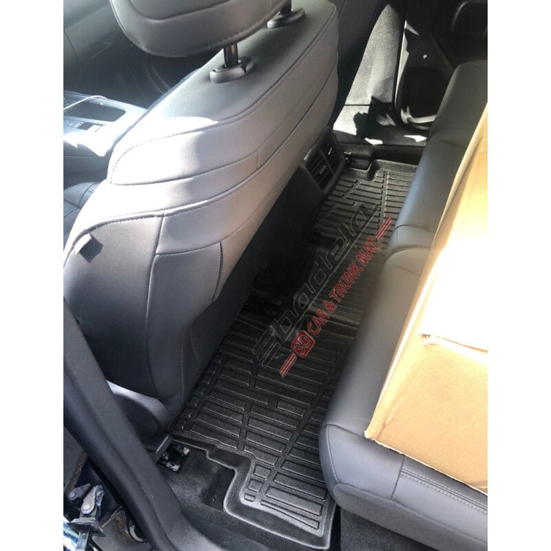 Peugeot Yeni 5008 P74 Hybrid 2024-2026 Siyah 3D Kauçuk Kokusuz Oto Paspas Tam Uyumlu Tam Koruma