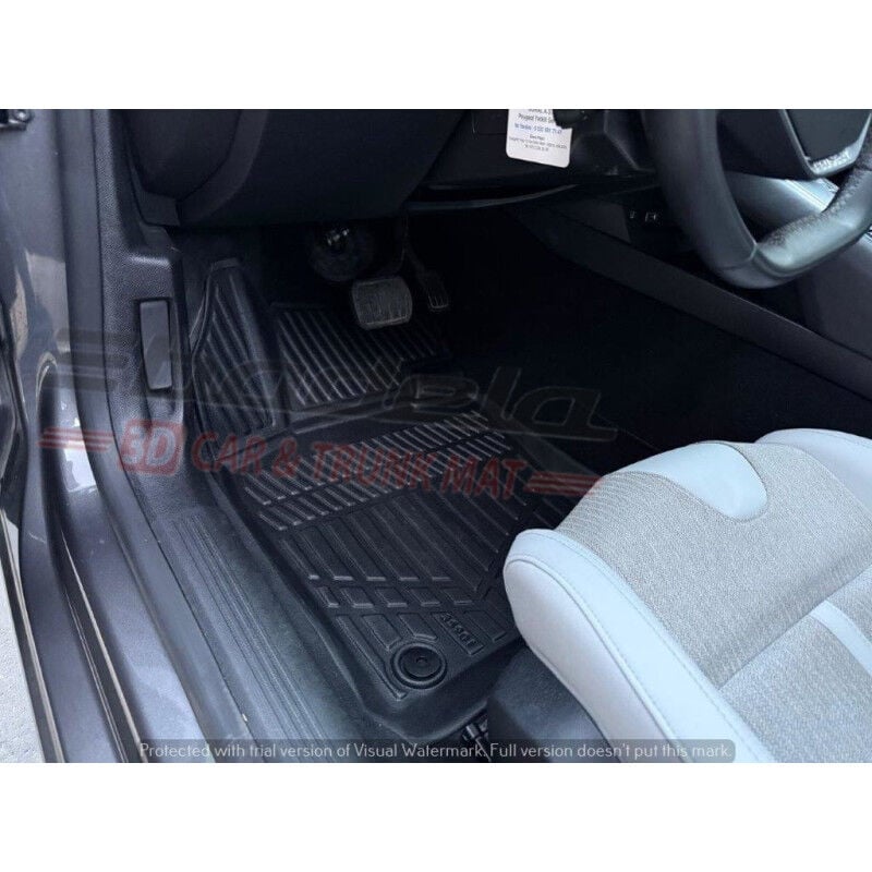 Peugeot 508 R8 Fastback 2019-2025 Siyah 3D Kauçuk Kokusuz Oto Paspas Tam Uyumlu Tam Koruma