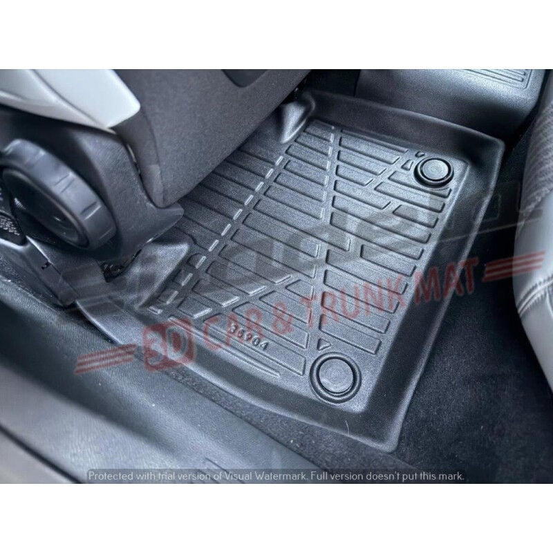 Peugeot 508 R8 Fastback 2019-2025 Siyah 3D Kauçuk Kokusuz Oto Paspas Tam Uyumlu Tam Koruma
