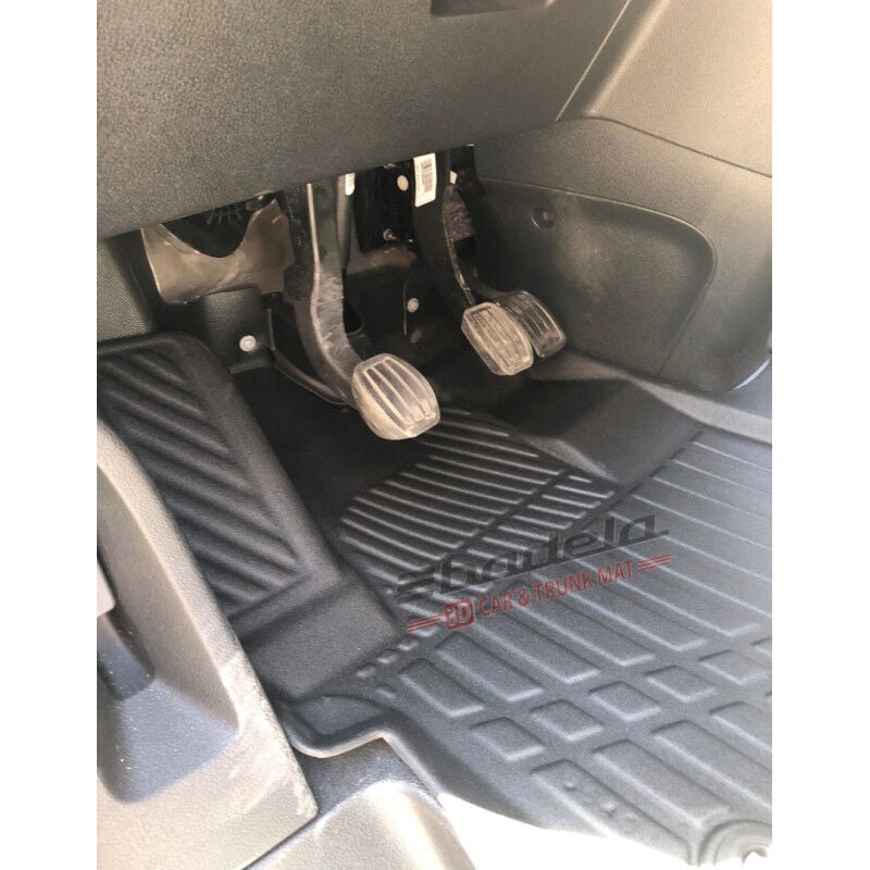Peugeot Expert K0 Panelvan 2017-2026 Siyah 3D Kauçuk Kokusuz 2'li Ön Oto Paspas Tam Uyumlu Tam Koruma