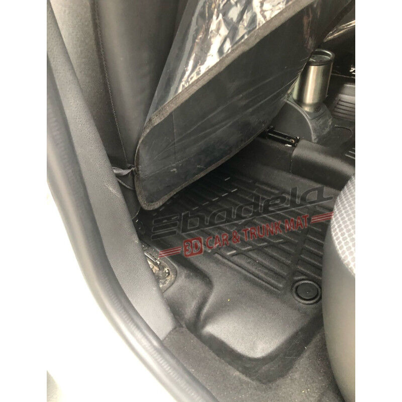 Renault Symbol L52 Sedan 2013-2021 Siyah 3D Kauçuk Kokusuz Oto Paspas Tam Uyumlu Tam Koruma