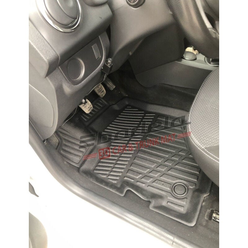 Renault Symbol L52 Sedan 2013-2020 Siyah 3D Kauçuk Kokusuz Oto Paspas Tam Uyumlu Tam Koruma