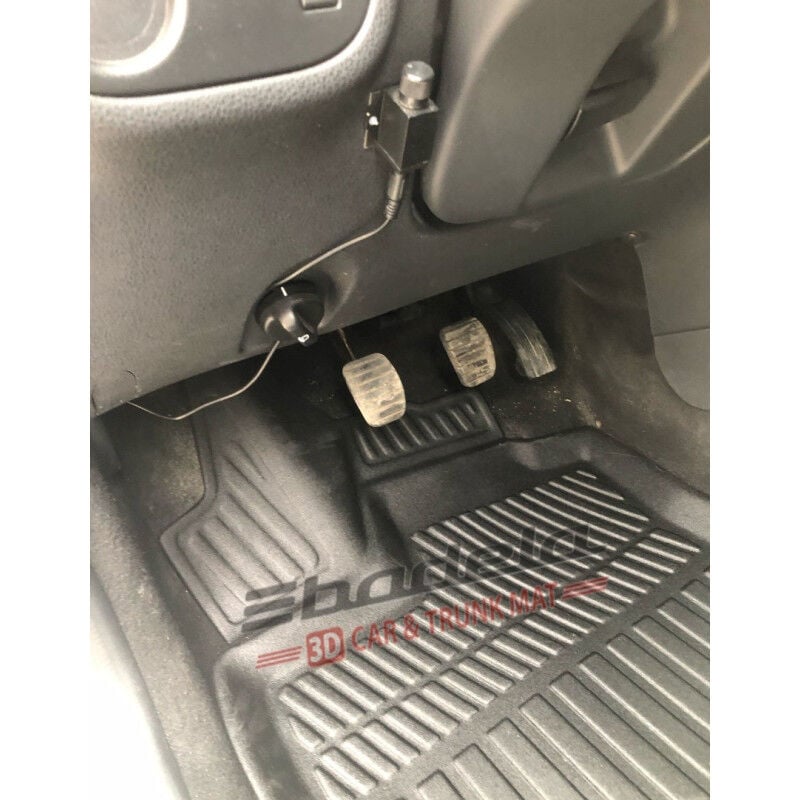 Renault Symbol L52 Sedan 2013-2020 Siyah 3D Kauçuk Kokusuz Oto Paspas Tam Uyumlu Tam Koruma