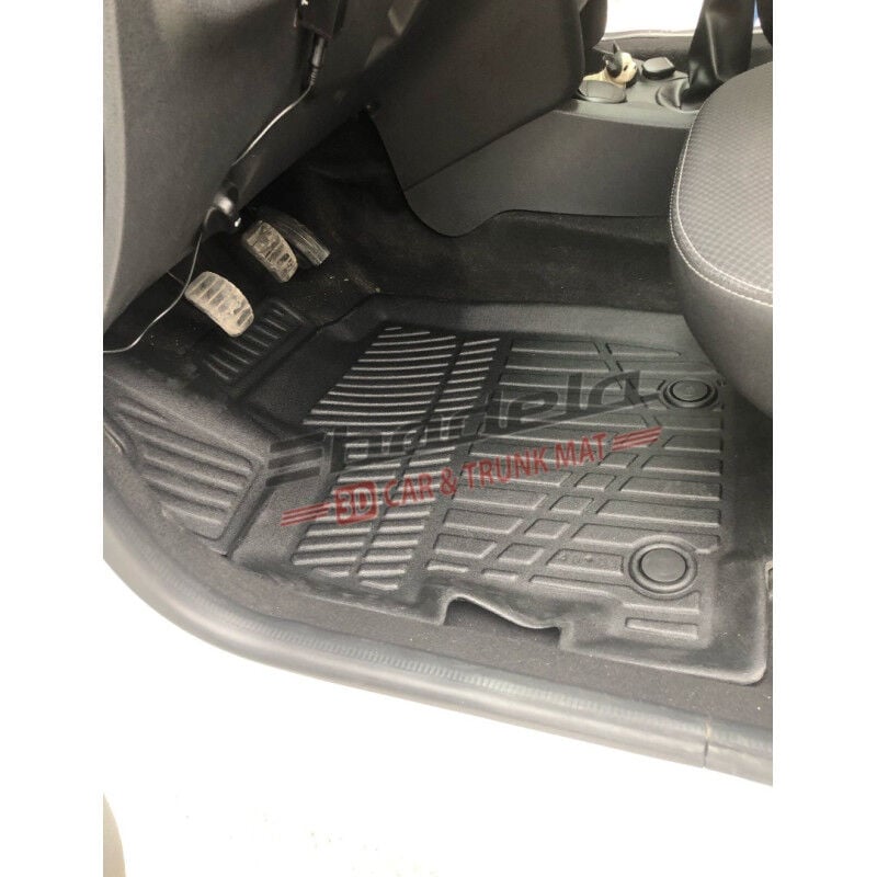 Renault Symbol L52 Sedan 2013-2020 Siyah 3D Kauçuk Kokusuz Oto Paspas Tam Uyumlu Tam Koruma
