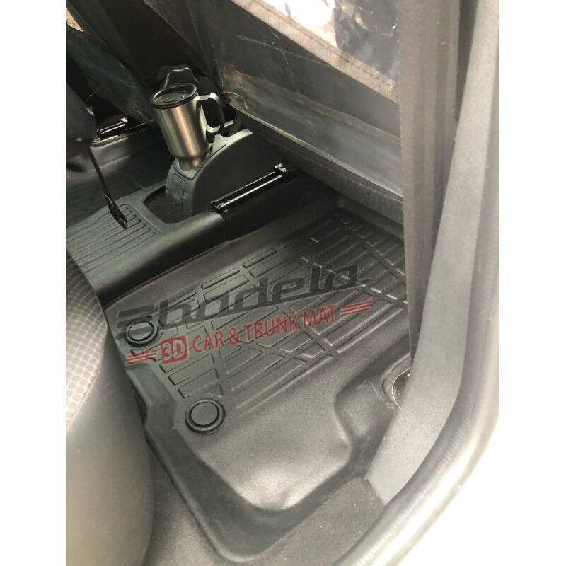 Renault Clio 4 B98 Hatchback 2012-2019 Siyah 3D Kauçuk Kokusuz Oto Paspas Tam Uyumlu Tam Koruma