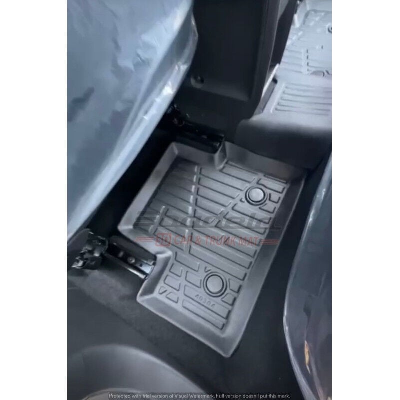 Renault Clio 6 CL6 Hatchback 2026-2026 Siyah 3D Kauçuk Kokusuz Oto Paspas Tam Uyumlu Tam Koruma