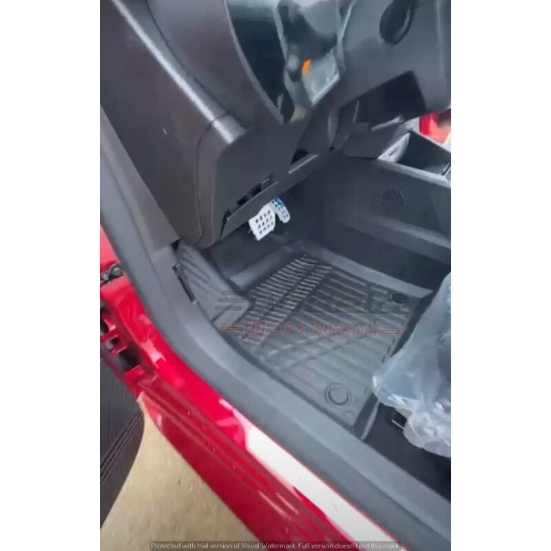 Renault Clio 6 CL6 Hatchback 2026-2026 Siyah 3D Kauçuk Kokusuz Oto Paspas Tam Uyumlu Tam Koruma