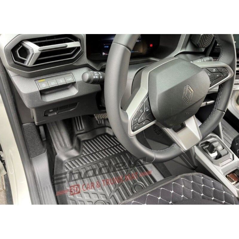 Renault Duster P1311 Benzinli 4x2 2024-2026 Siyah 3D Kauçuk Kokusuz Oto Paspas Tam Uyumlu Tam Koruma
