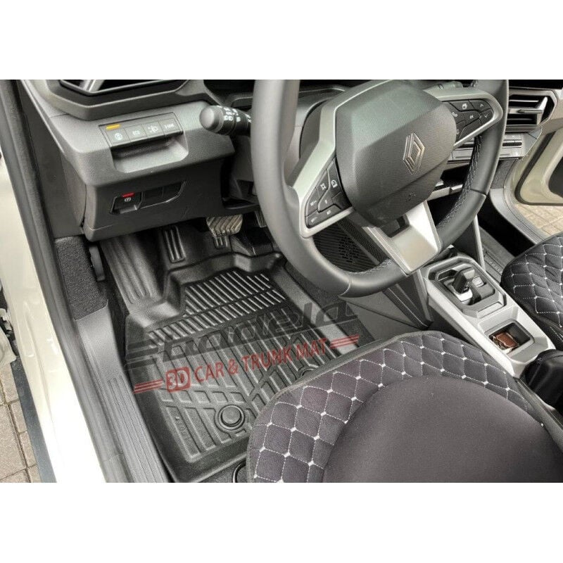 Renault Duster P1311 Benzinli 4x2 2024-2026 Siyah 3D Kauçuk Kokusuz Oto Paspas Tam Uyumlu Tam Koruma