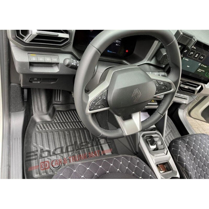 Renault Duster P1311 Benzinli 4x2 2024-2026 Siyah 3D Kauçuk Kokusuz Oto Paspas Tam Uyumlu Tam Koruma