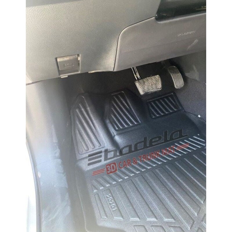 Toyota Corolla E170 E180 Sedan 2013-2018 Siyah 3D Kauçuk Kokusuz Oto Paspas Tam Uyumlu Tam Koruma