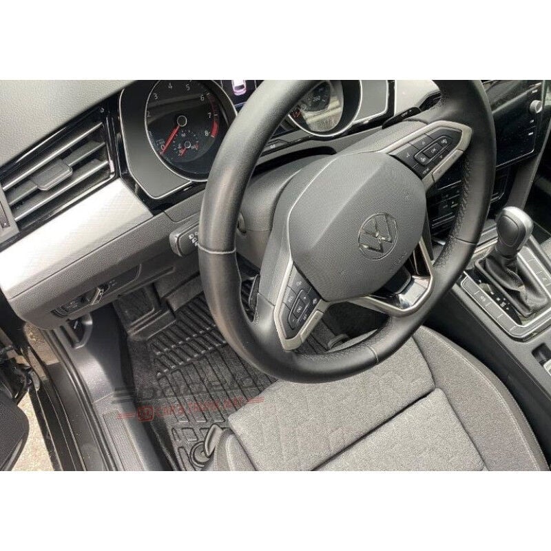 Volkswagen VW Passat B8 Sedan Variant 2015-2023 Siyah 3D Kauçuk Kokusuz Oto Paspas Tam Uyumlu Tam Koruma