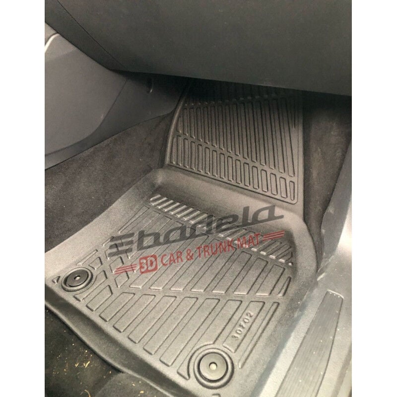 Volkswagen VW Caddy 5 Kombi 2021-2026 Siyah 3D Kauçuk Kokusuz Oto Paspas Tam Uyumlu Tam Koruma