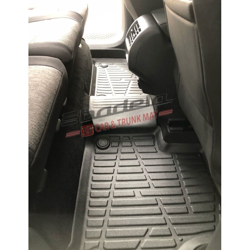 Volkswagen VW Caddy 5 Kombi 2021-2026 Siyah 3D Kauçuk Kokusuz Oto Paspas Tam Uyumlu Tam Koruma