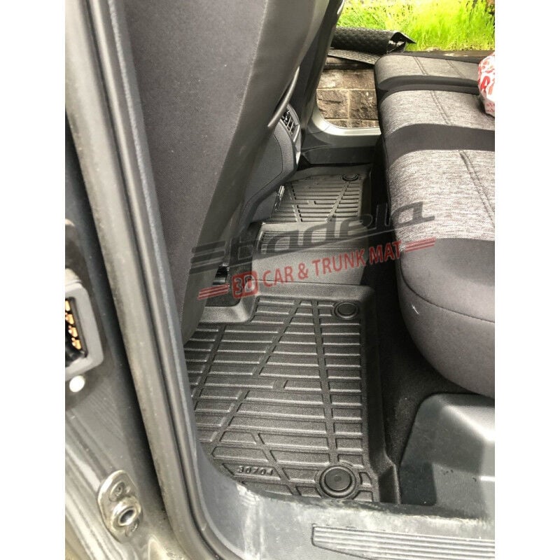 Volkswagen VW Caddy 5 Kombi 2021-2026 Siyah 3D Kauçuk Kokusuz Oto Paspas Tam Uyumlu Tam Koruma