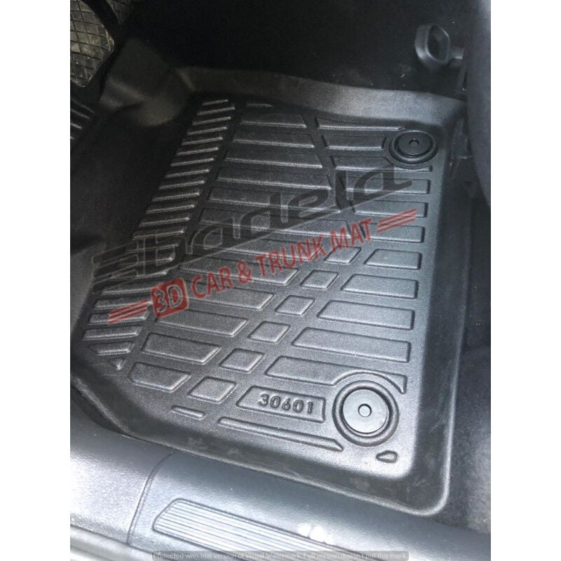 Volkswagen VW Taigo SUV 2022-2026 Siyah 3D Kauçuk Kokusuz Oto Paspas Tam Uyumlu Tam Koruma