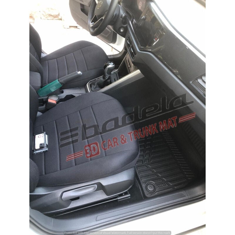 Volkswagen VW Taigo SUV 2022-2026 Siyah 3D Kauçuk Kokusuz Oto Paspas Tam Uyumlu Tam Koruma