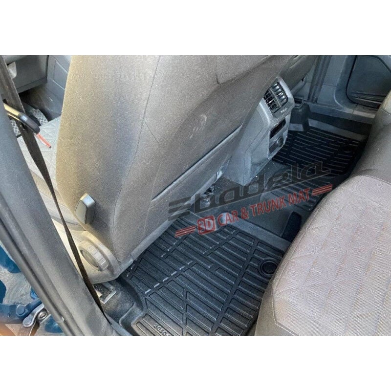 Volkswagen VW Tiguan 2 AD1 SUV 2016-2023 Siyah 3D Kauçuk Kokusuz Oto Paspas Tam Uyumlu Tam Koruma