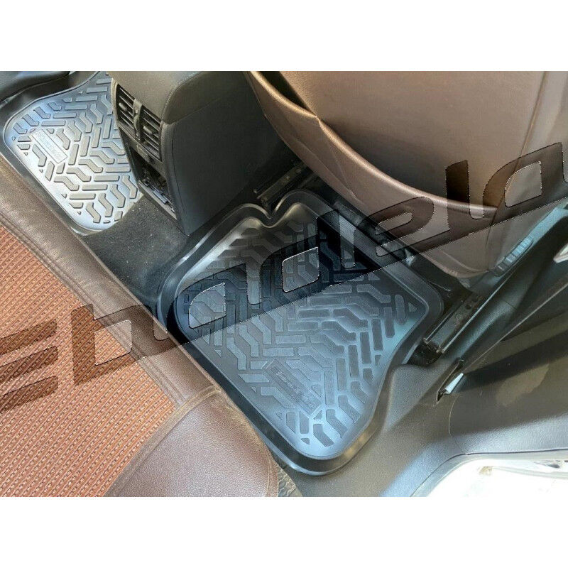Volkswagen VW Caddy 3 4 2K Kombi 2003-2020 Siyah 5D Kauçuk Kokusuz Oto Paspas Tam Uyumlu Tam Koruma