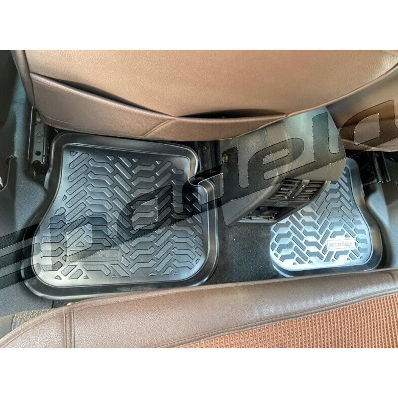 Volkswagen VW Caddy 3 4 2K Kombi 2003-2020 Siyah 5D Kauçuk Kokusuz Oto Paspas Tam Uyumlu Tam Koruma