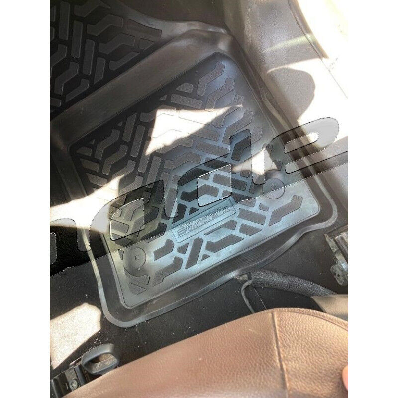 Volkswagen VW Caddy 3 4 2K Kombi 2003-2020 Siyah 5D Kauçuk Kokusuz Oto Paspas Tam Uyumlu Tam Koruma