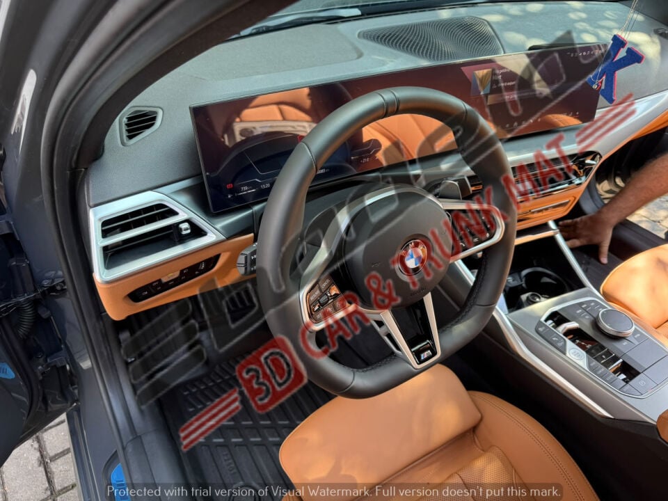 Badela BMW G20 3D paspas 2019-2026 Siyah Kauçuk Oto Paspas