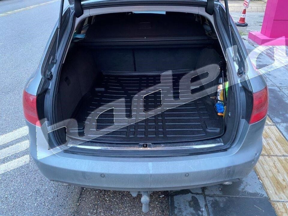 Audi A6 Avant 2005-2011 Siyah Bagaj Havuzu Araca Özel Tam Uyumlu Tam Koruma