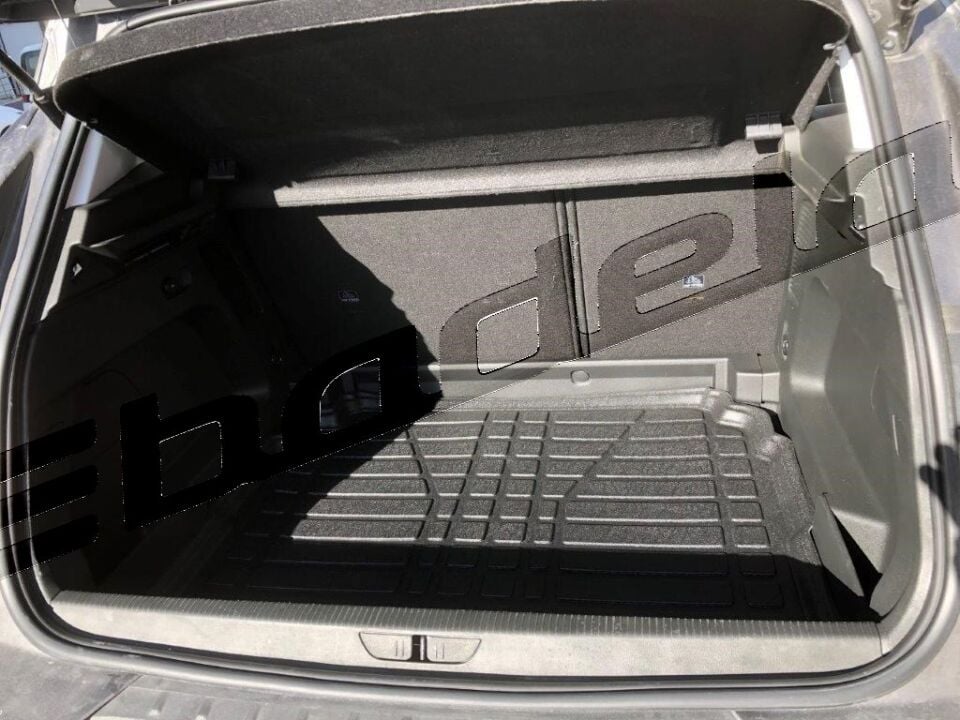 Opel Crossland 2017-2022 Siyah 3D Kauçuk Kokusuz Bagaj Havuzu