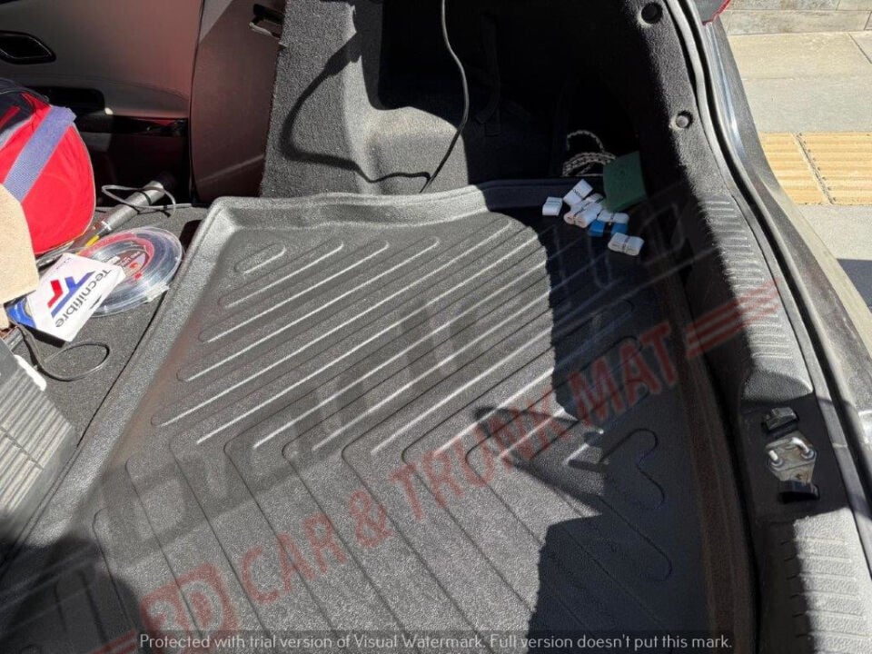 Kia Ceed Hatchback 2012-2019 Siyah 3D Kauçuk Kokusuz Bagaj Havuzu